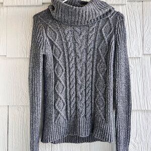 Abercrombie & Fitch Charcoal Knit Pullover